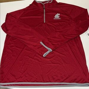 Colosseum Red 1/4 Zip Pullover